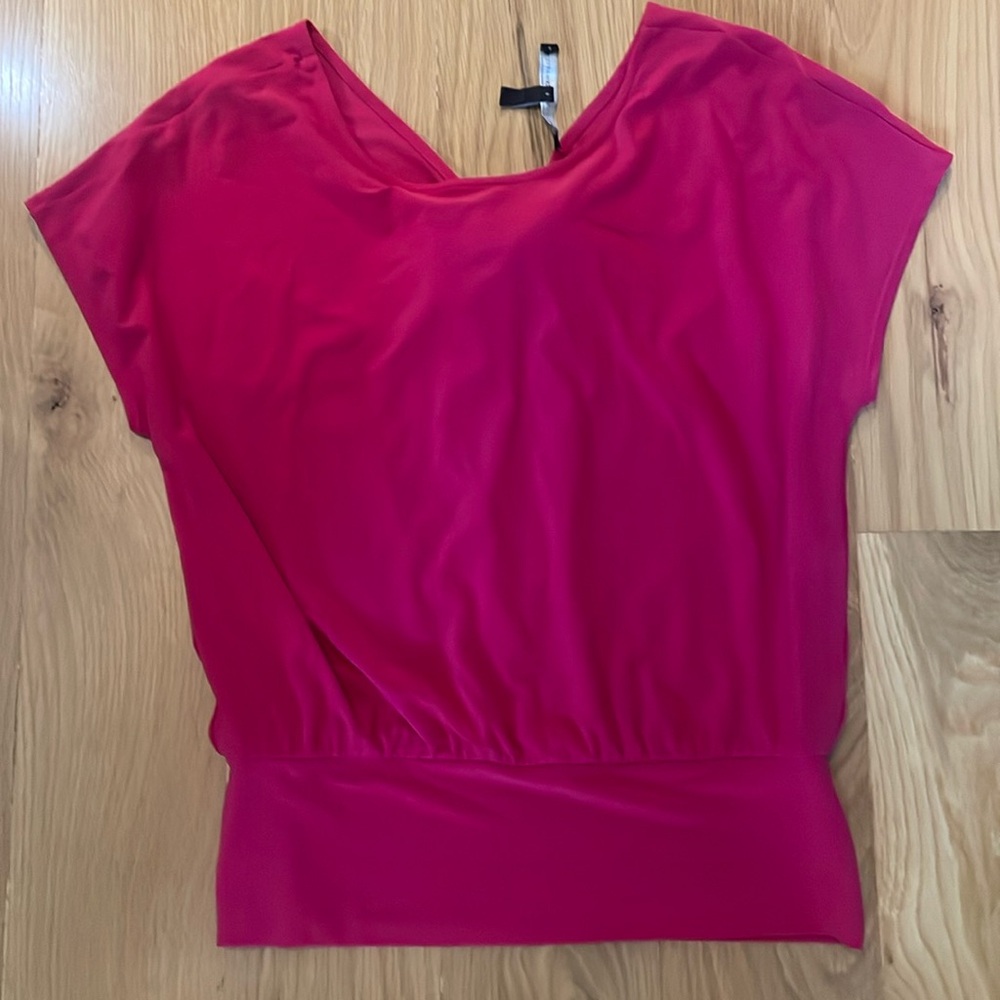 WHBM Beautiful Magenta Pink Top